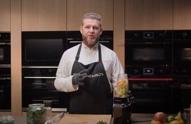 Детокс-смузи c грейпфрутом, огурцом и шпинатом от шеф-повара Kuppersbusch