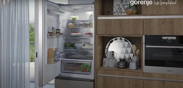 Холодильник Gorenje NRKP61EA2W4 (video 2)
