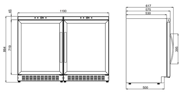 Винный шкаф Dometic B68G Double Basic (preview 3)