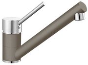 Смеситель Blanco Antas chrome/Silgranit серый беж фото