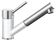 Смеситель Blanco Antas-S chrome/Silgranit белый фото