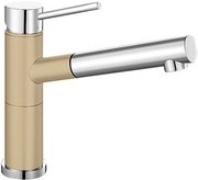 Смеситель Blanco Alta-S compact chrome/Silgranit белый фото 2