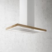Вытяжка Elica Био Остров Белый и Дуб с аспирацией 120х53 (Bio Island WH/A/120X53 Rovere)