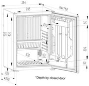 Минибар Dometic RH 430 NTE фото 4