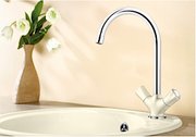 Смеситель Blanco Amona chrome/silgranit белый фото 3