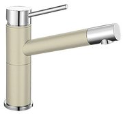 Смеситель Blanco Alta compact chrome/Silgranit жасмин фото
