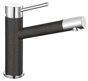 Смеситель Blanco Alta compact chrome/Silgranit антрацит фото