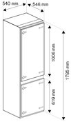 Встраиваемый холодильник Bertazzoni REF60BIS фото 4