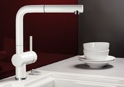 Смеситель Blanco Linus-S керамика глянцевый белый фото 3