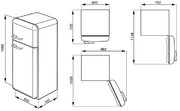 Холодильник Smeg FAB30LP1 фото 3