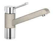 Смеситель Blanco Zenos chrome/Silgranit песочный фото