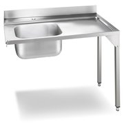 Стол с мойкой Smeg WT02R-1 фото