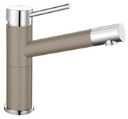 Смеситель Blanco Alta compact chrome/Silgranit серый беж фото